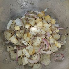 A picture of Paneer Potato Salad.