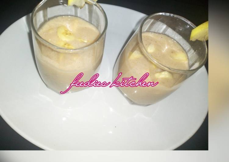 Easiest Way to Prepare Perfect Apple banana smoothie