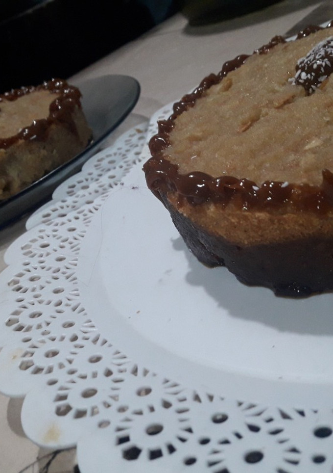 Una foto de "Budín de pan" sin huevos