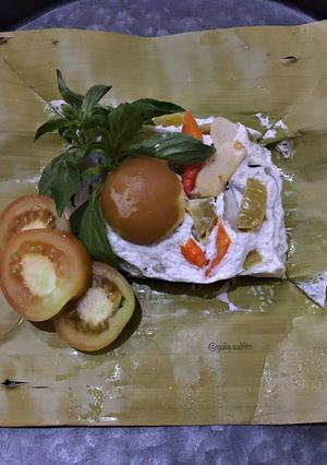 Foto resep Pepes telur asin