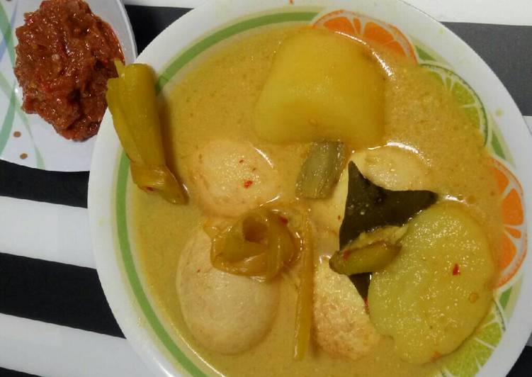 Bagaimana Membuat Telor kentang santan, Sempurna