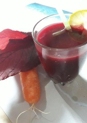Foto resep Jus bayam merah wortel jeruk nipis