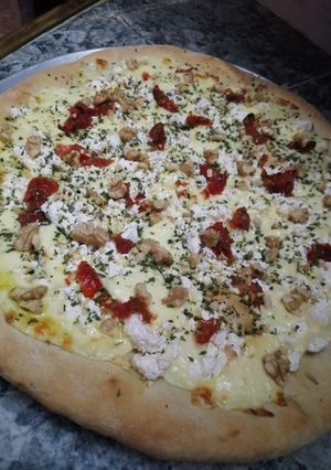 Una foto de Pizza Blanca
