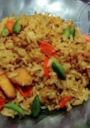 Foto resep Nasi Goreng Pete Tahu #Vegetarian