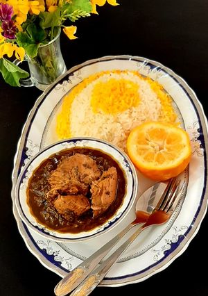 عکسی از دستور قلیه با تن ماهی