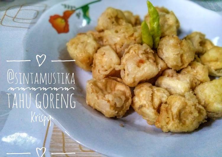 Cara Gampang Membuat Tahu goreng krispy Anti Gagal