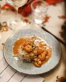 Malabar (coastal) prawn curry from @radikalkitchen