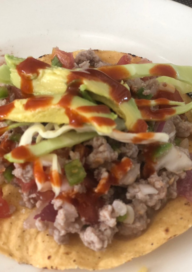 Una foto de Carne apache