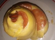 Una foto de mortadela pan