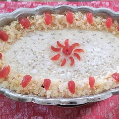 Tender coconut souffle A picture of Tender coconut souffle.