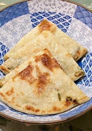 不油的蔥油餅 的食譜成品照片