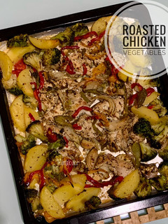 Foto resep Roasted Chicken Vegetables