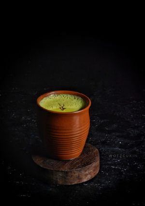 A picture of Turmeric latte.