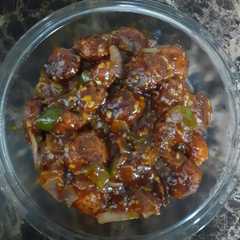 A picture of Veg Manchurian.