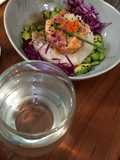 Bowl saludable de salmón