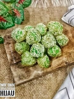 Foto resep Onde Onde Pandan Kacang Hijau