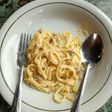 Fettucini carbonara