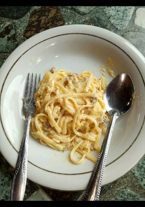 Foto resep Fettucini carbonara