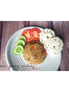 Foto resep Nasi goreng Rendang #Pekaninspirasi