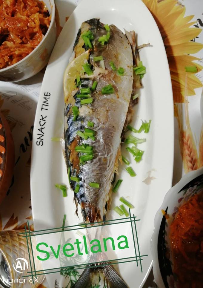 Запечена скумбрія