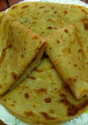A picture of Pumpkin chapatis.