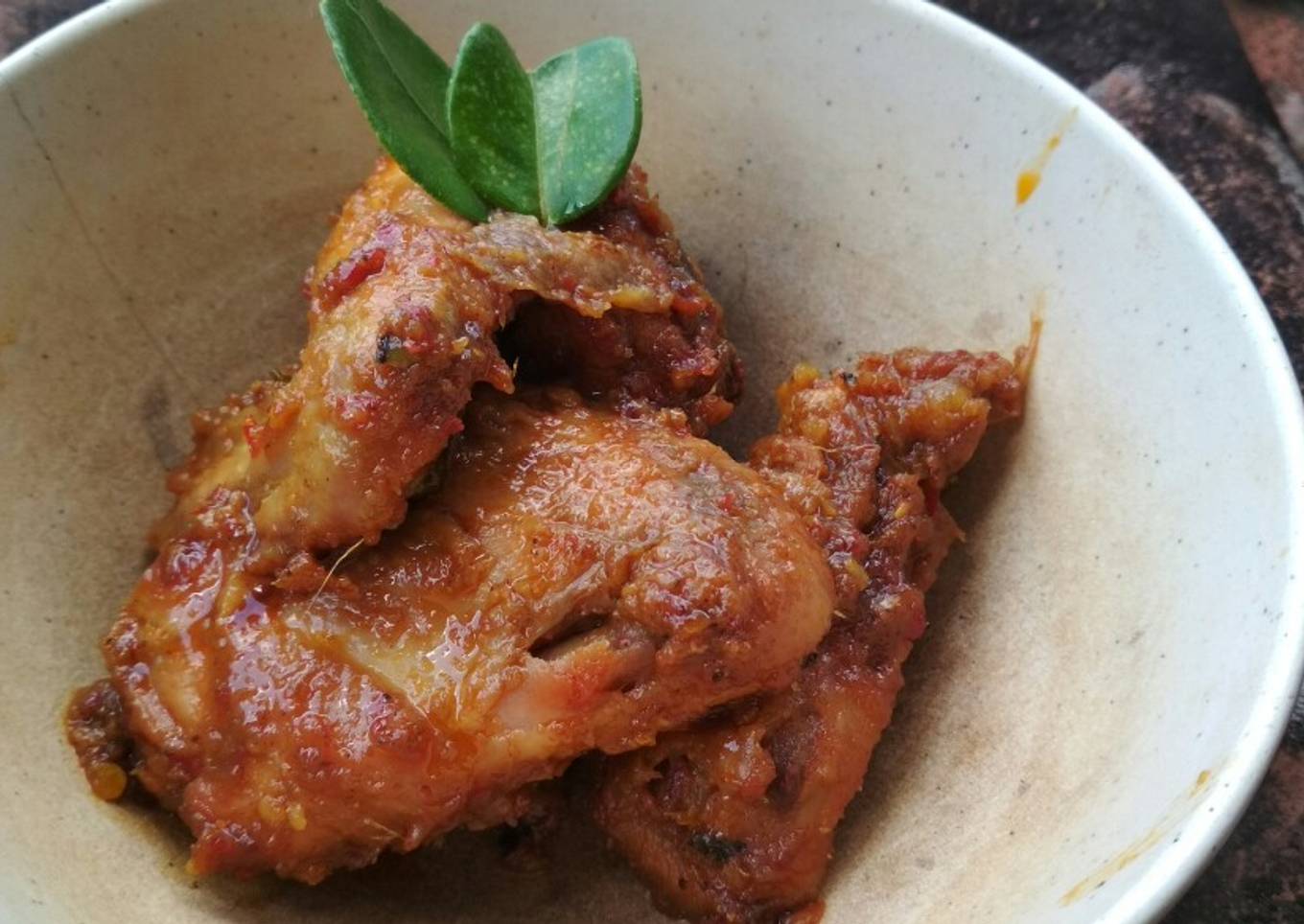 Rendang Sayap Simple