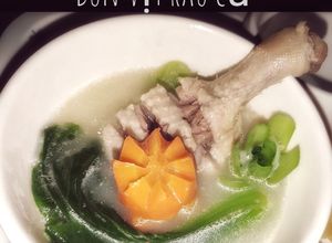 Hình của món Ăn dặm cho bé: Bún vịt rau củ.