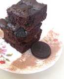 Fudgy oreos brownies
