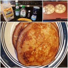 A picture of Alkaline Banana Pancakes.