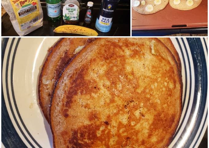 Alkaline Banana Pancakes recipe main photo