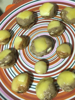 Una foto de Champiñones Rellenos