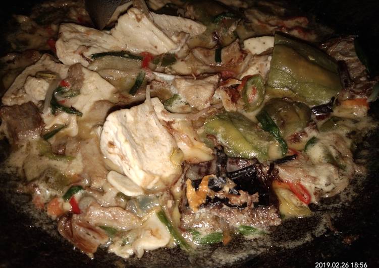 Rahasia Memasak Kotokan ikan pe dan terong bumbu iris yang Lezat
