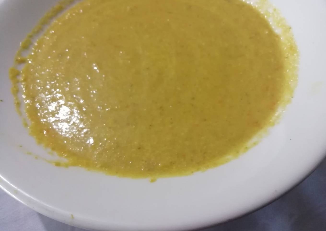 Crema de verduras