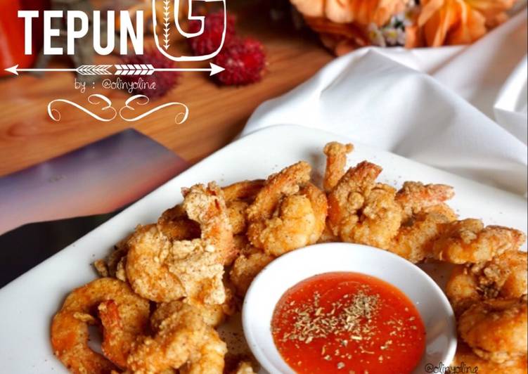 Langkah Mudah untuk Menyiapkan Udang Goreng Tepung + Bubuk Cabe Anti Gagal