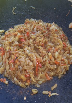 Tárcsás lecsó recept fotója