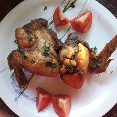 A picture of Plain chicken wings.