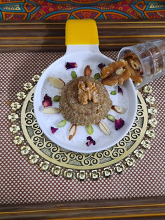 A picture of Walnut halwa.