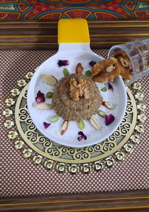 A picture of Walnut halwa.