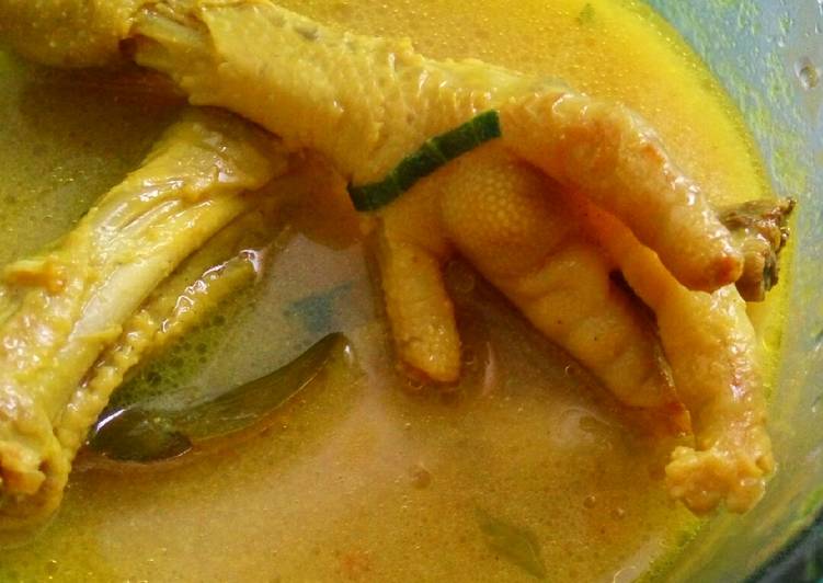 Langkah Mudah untuk Membuat Soto ayam + ceker praktis 5&#34;30&#34;7, Lezat Sekali