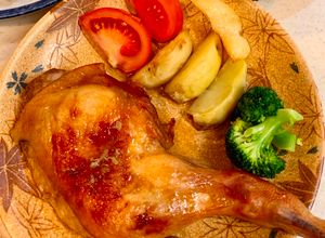 Foto resep Simple Paha Ayam Panggang Oven🍗