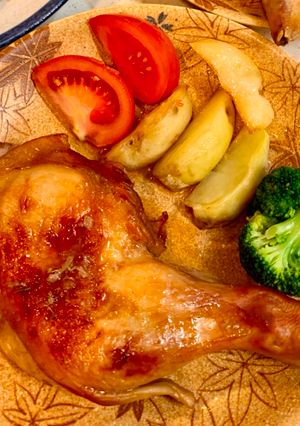Foto resep Simple Paha Ayam Panggang Oven🍗
