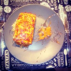 A picture of Spicy cheesey cabbage and pilchards Cottage pie.