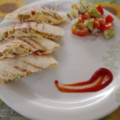 Chicken pocket sawarma A picture of Chicken pocket sawarma.