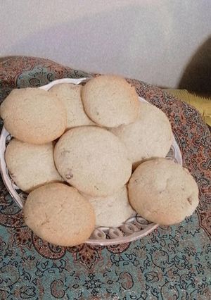 عکسی از دستور کوکی کشمشی فقط با 1 تخم مرغ😍❤️🍪