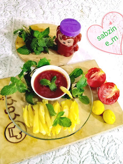 عکسی از دستور سس گوجه فرنگی