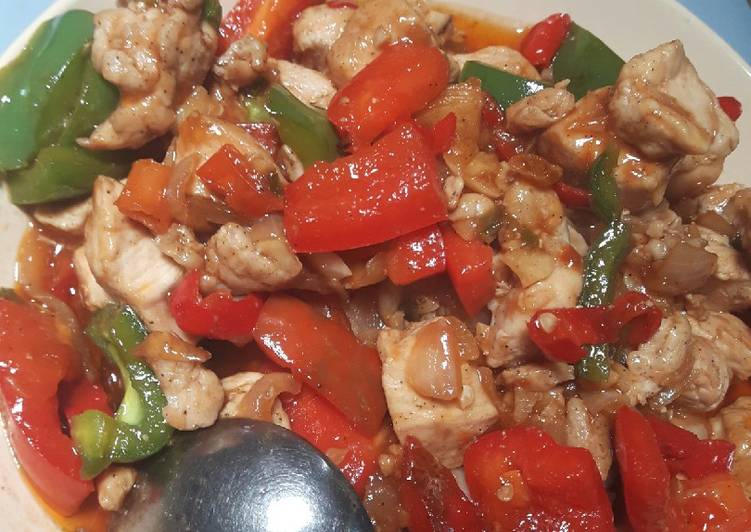 Cara Gampang Membuat 32. Kungpao chicken simple yang Bikin Ngiler