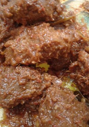 Foto resep Rendang Sapi Dengan Bumbu Buatan Sendiri