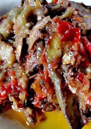 Foto resep Sambal terong vs Teri