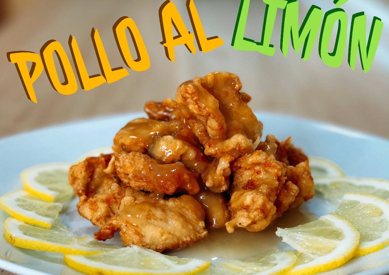 Pollo al limón estilo chino