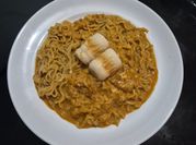 Gambar creamy instant noodle